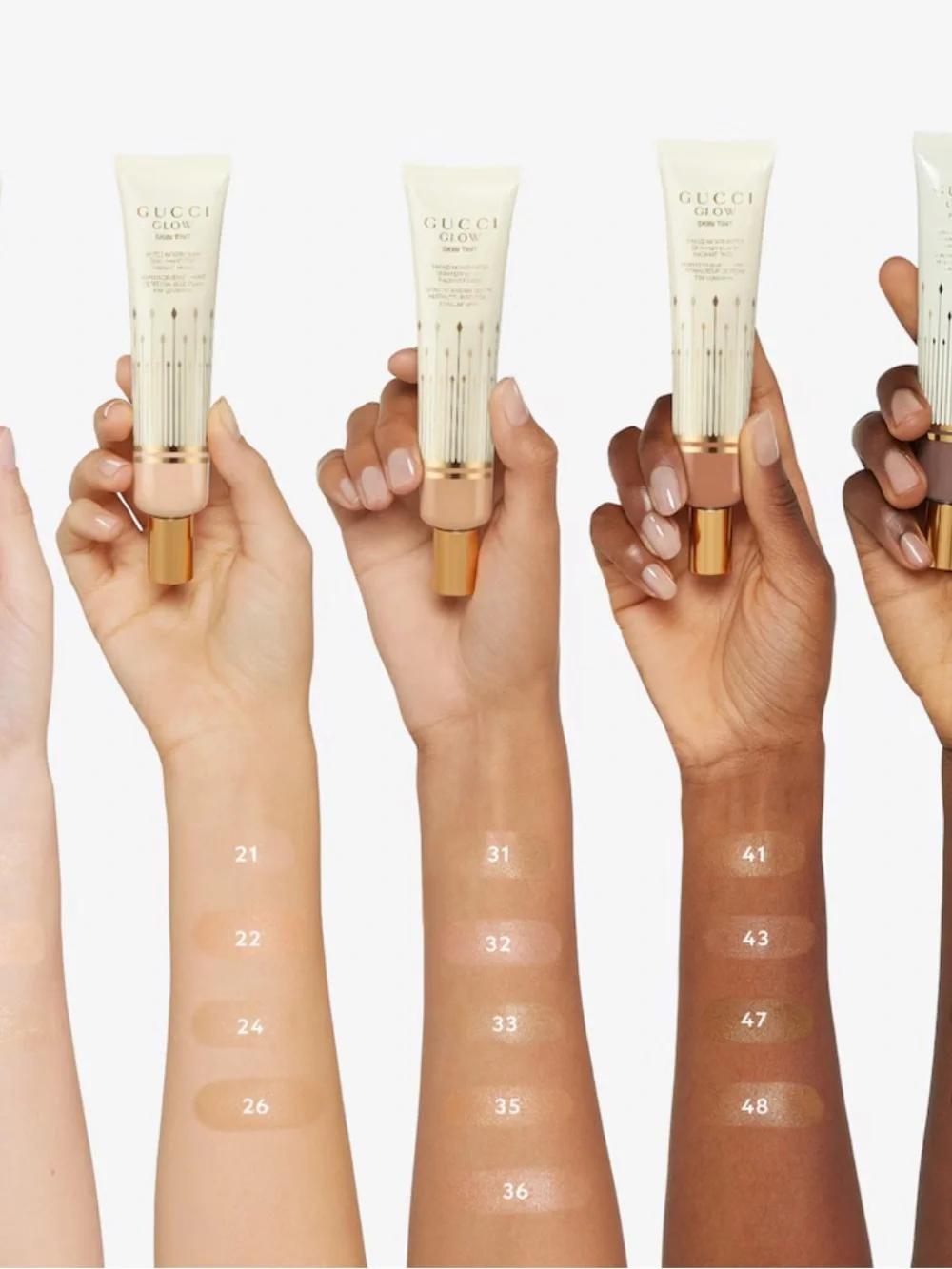 BRAND NEW GUCCI GLOW Skin Tint in Tinted Mosturizer Skin Perfector Radiant Finis